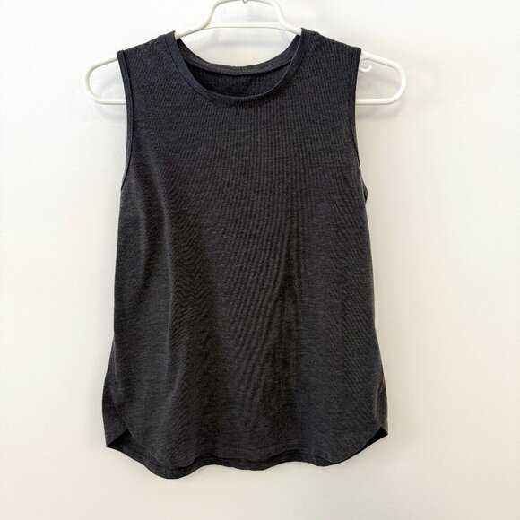 Kuhl Charcoal Gray Sleeveless Crew Neck Konstance Tank Top - Picture 1 of 5